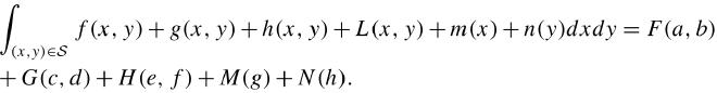 A two-line display with no logical alignment point